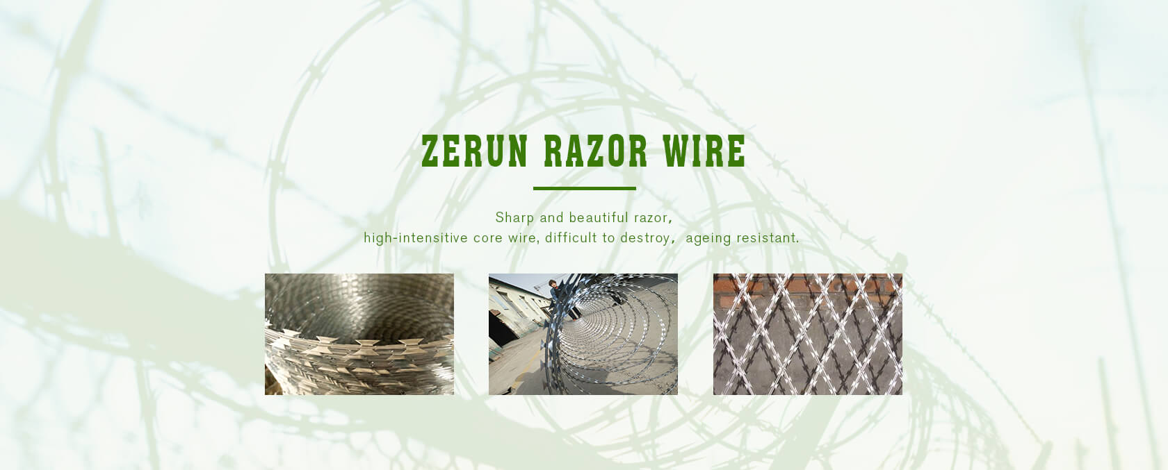 Zerun Razor Wire